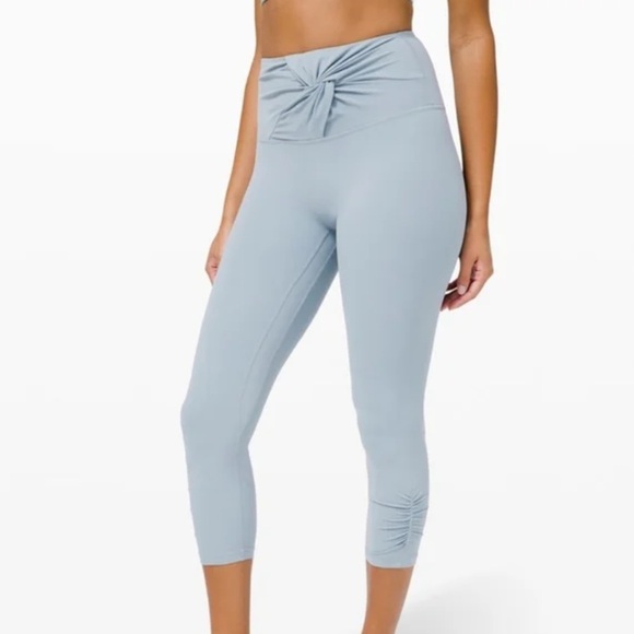 Lululemon Align Twist Waist Cropped Leggings - Picture 1 of 8